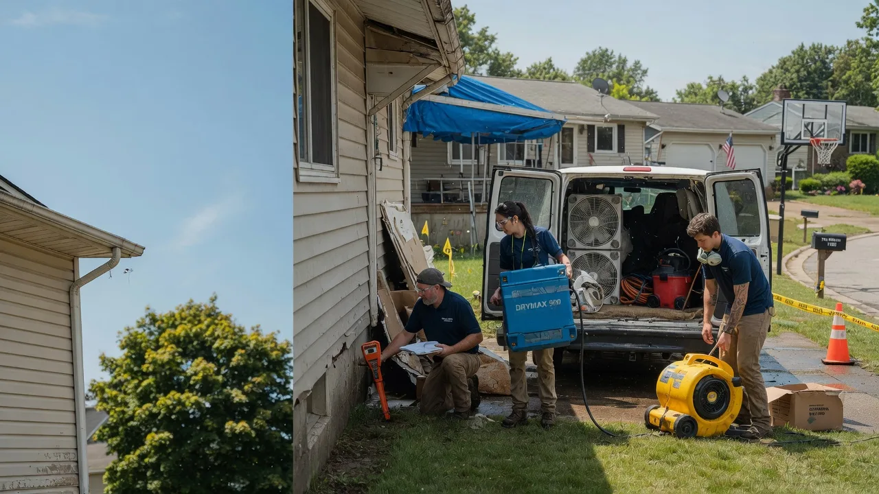 Ceiling Leak Cleanup in Covert, MI near me